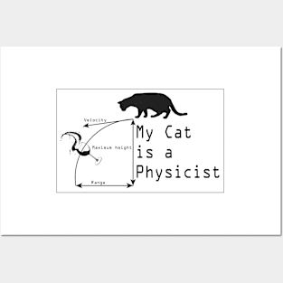 My Cat is a Physicist Posters and Art